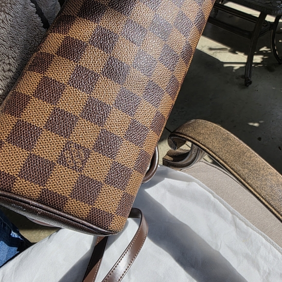 Louis Vuitton Damier Brown Leather Bag - Picture 13 of 16